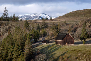 The Cliff Barn near Rowena Crest in the Columbia Gorge, Oregon by Gary Quay