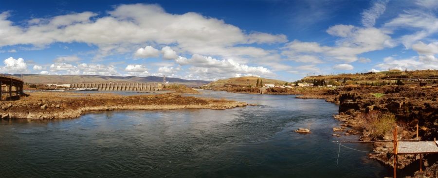 The Dalles Dam Panorama, Summer 2021 by Gary Quay