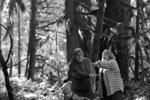 Adam and Hil, Barlow Wayside Trail, October 2021 as part of the Portrait Project by Gary Quay