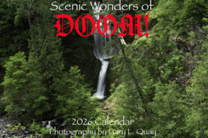 2026 Scenic Wonders of Doom Calendar cover.